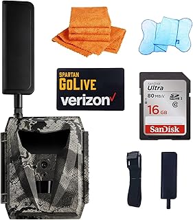 Spartan GoLive Next Generation Cellular Scouting Camera AT&T/Verizon/U.S. Cellular with 16G SD Card, Leading Hunting Trail Camera (Verizon GoLive GL-VLTEb) - Spartan