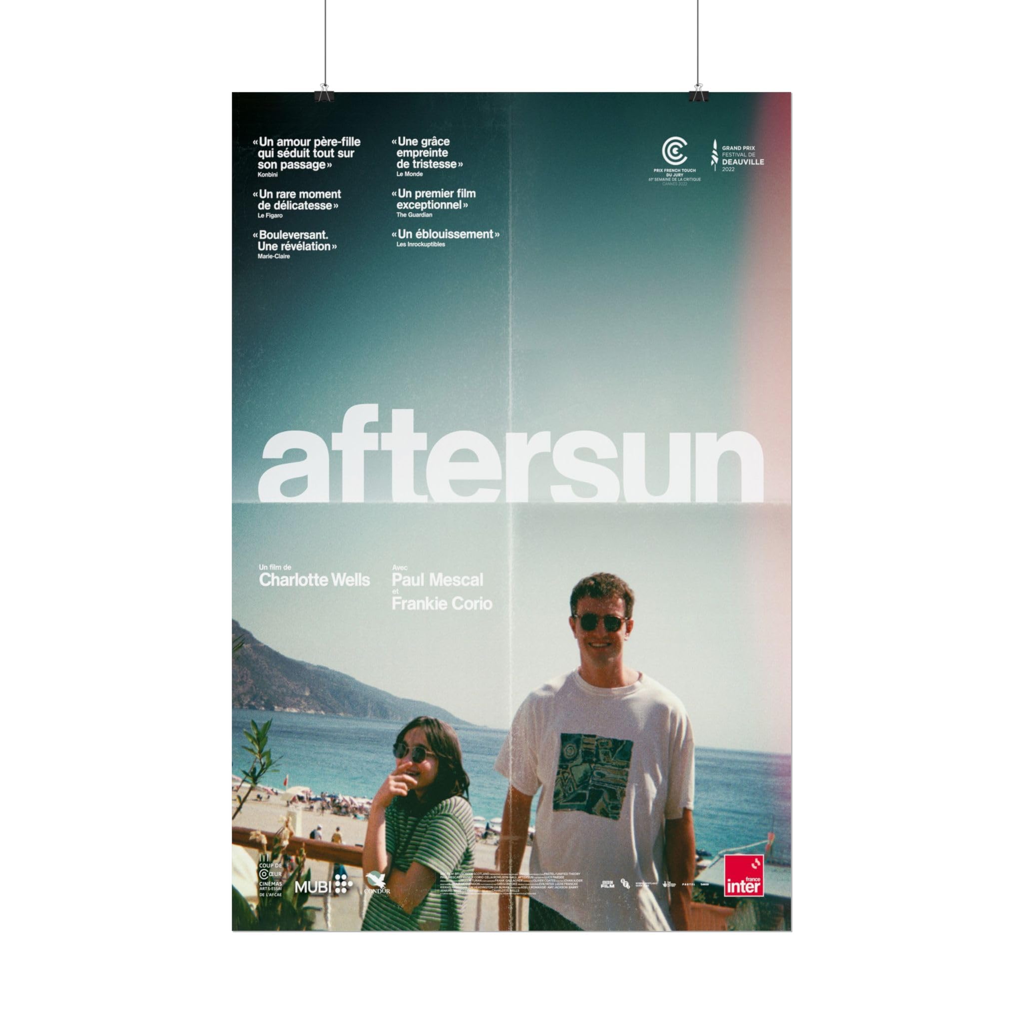 Aftersun - Póster enrollado de película, decoración de pared, decoración del hogar, sin marco S-37