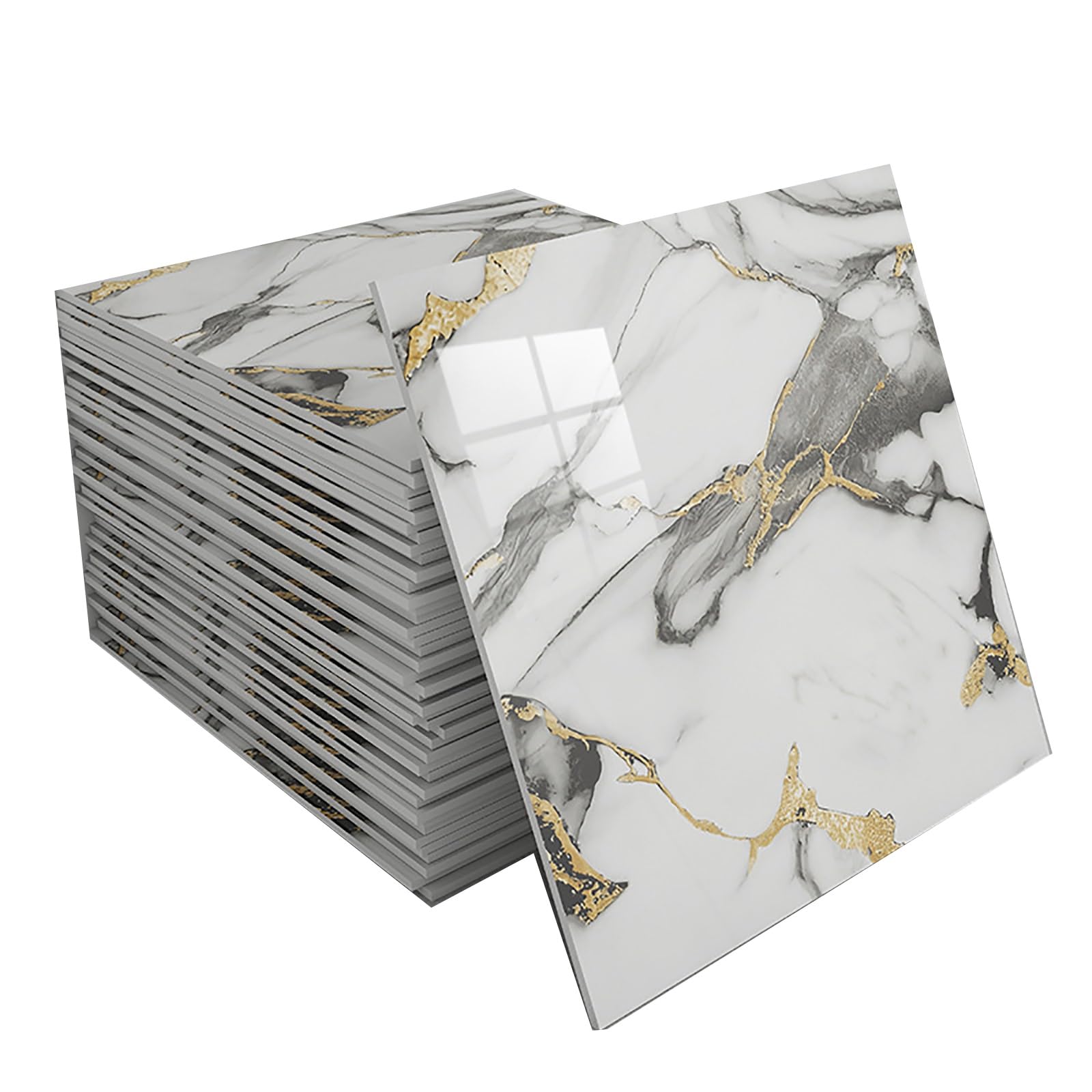 Ceiling Tiles, Ceiling Cladding, Self-Adhesive PVC Ceiling Panels, Peel-and-Stick Ceiling Tiles, Waterproof, Easy to Clean, Stick-on, Lightweight, for Home and Office Decoration(D,90 Tiles)