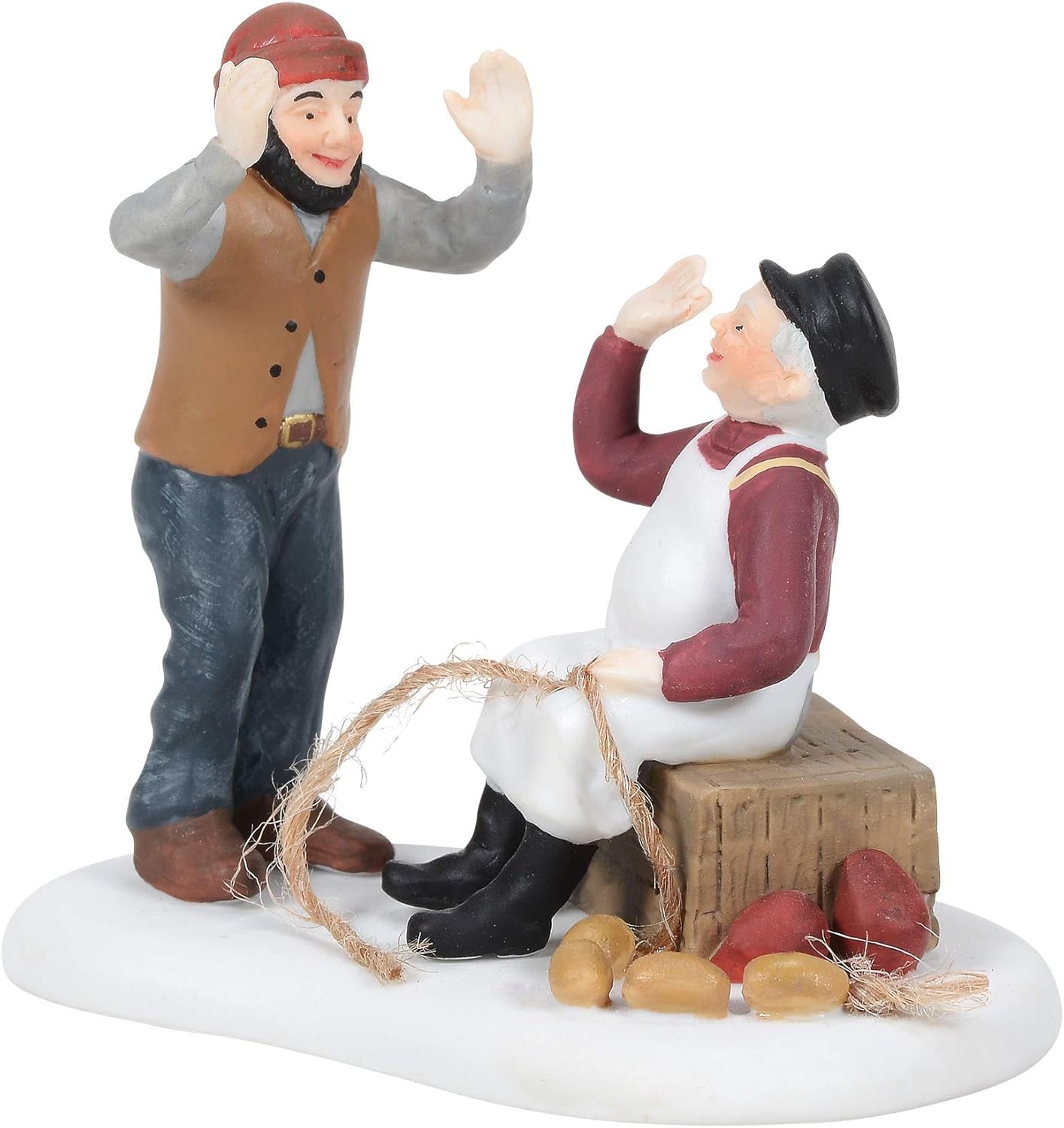 Department 56 Dickens Village Accessories This Big or Bigger Figurine, 2.5 Inch, Multicolor