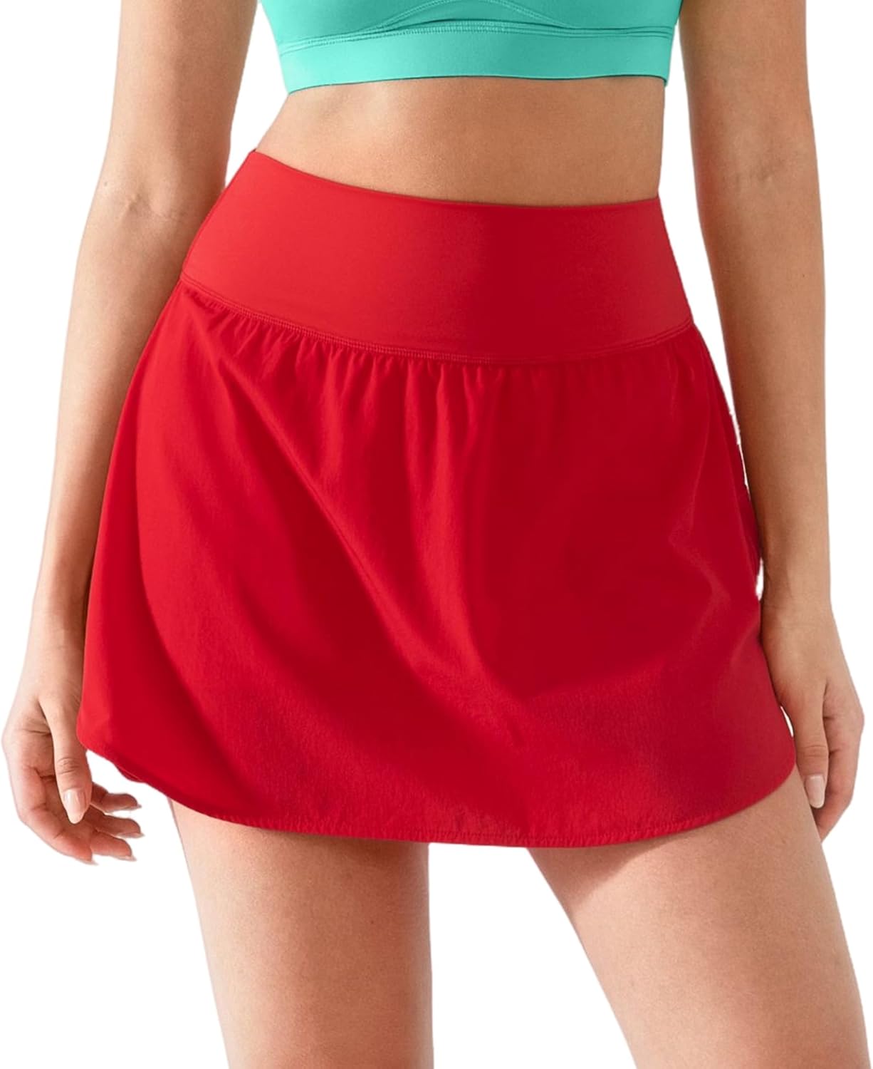 BRXL High Waisted Women Tennis Skirt Built-in Shorts Athletic Skorts Pockets Workout Pickleball Golf Running Sports