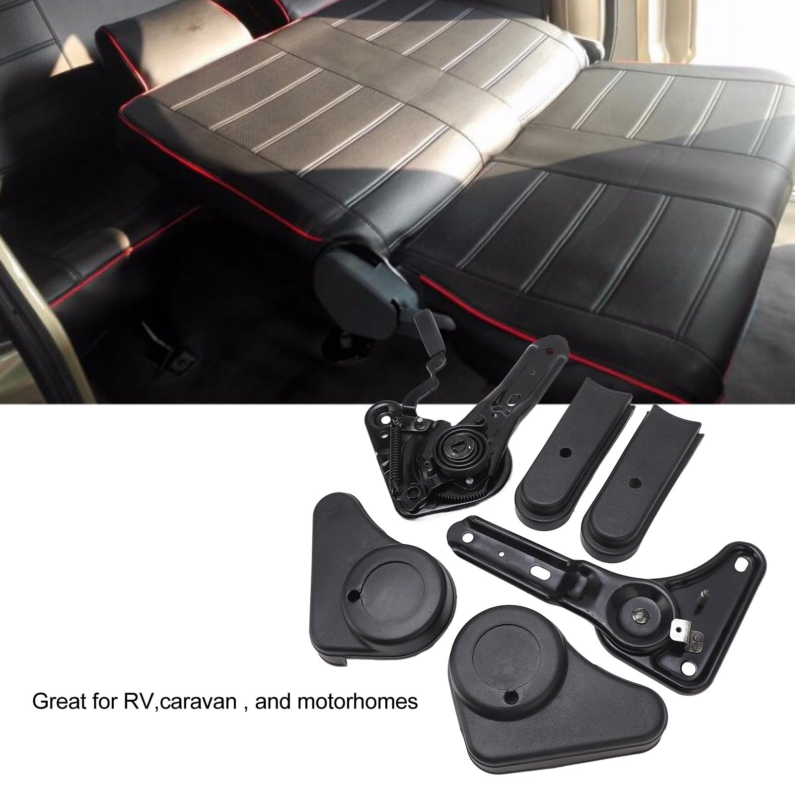 Mango de Ajuste del ángulo del Asiento, Bisagra del Respaldo del Asiento Reclinable de 0 a 150 Grados Mango de Ajuste del ángulo del Asiento de Acero Laminado en Frío para Camión