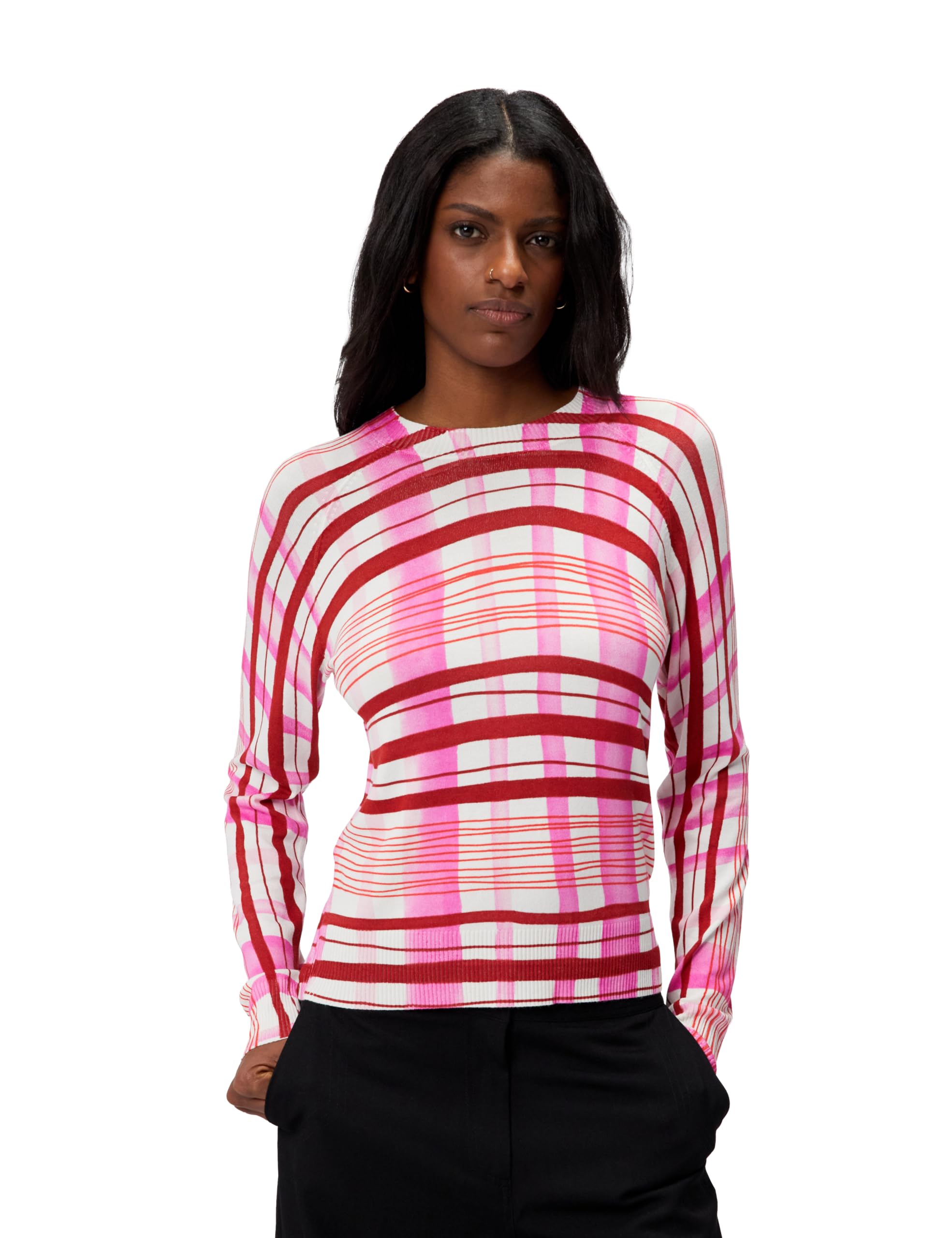 DESIGUAL MAGLIA DONNA ROSA