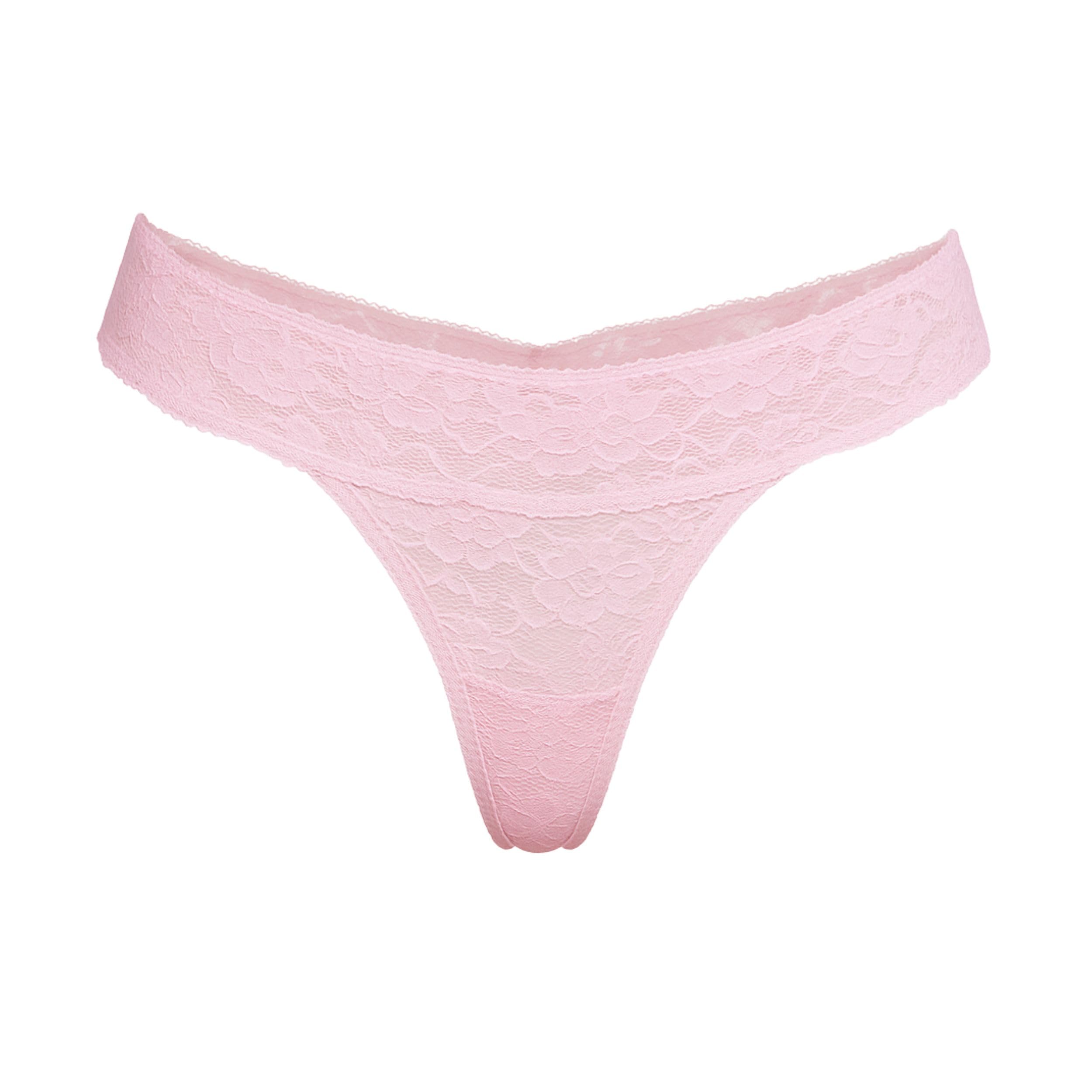 myza Women's Polyester and Spandex g stringthong Brief Panty(Pack of 1)(RIOE-PN-01376) (Large, Light Pink)-picture-44
