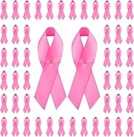 Vista 22 de WANDIC Alfileres de satén de cinta de poliéster, alfileres de cinta de concientización sobre el cáncer, broche de conciencia de fe de esperanza