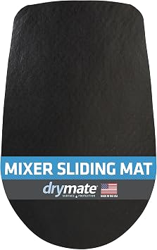 Drymate Mixer Sliding Mat For 4.5-5QT Kitchen Aid Tilt-Head Stand Mixers, Move Kitchen Mixers Easily & Prevent Countertop Scratches, Slider Friendly Material on Bottom & Grippy Top Layer USA Made