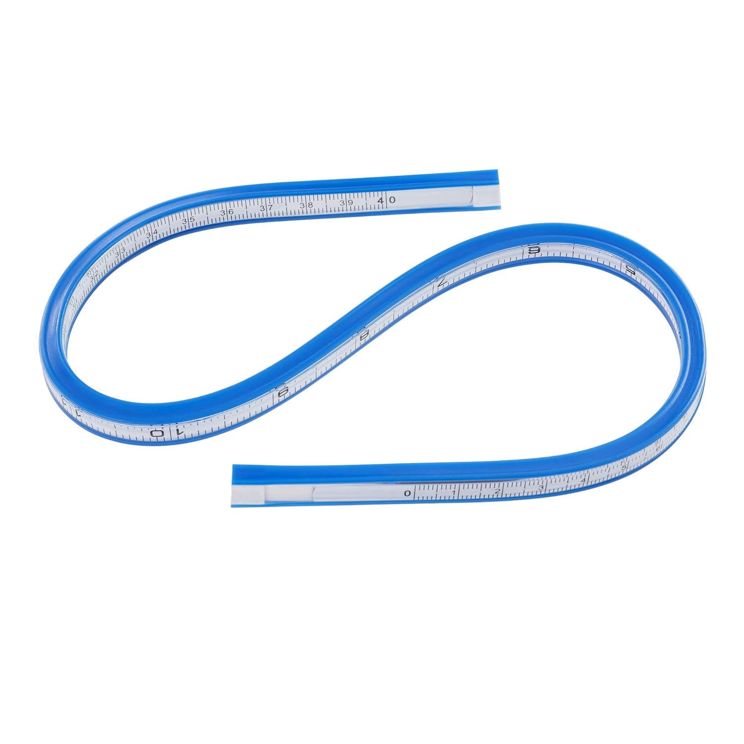 Pacific Arc Flexible Curve Graduated 12 Inch Ruler with Inking Edge