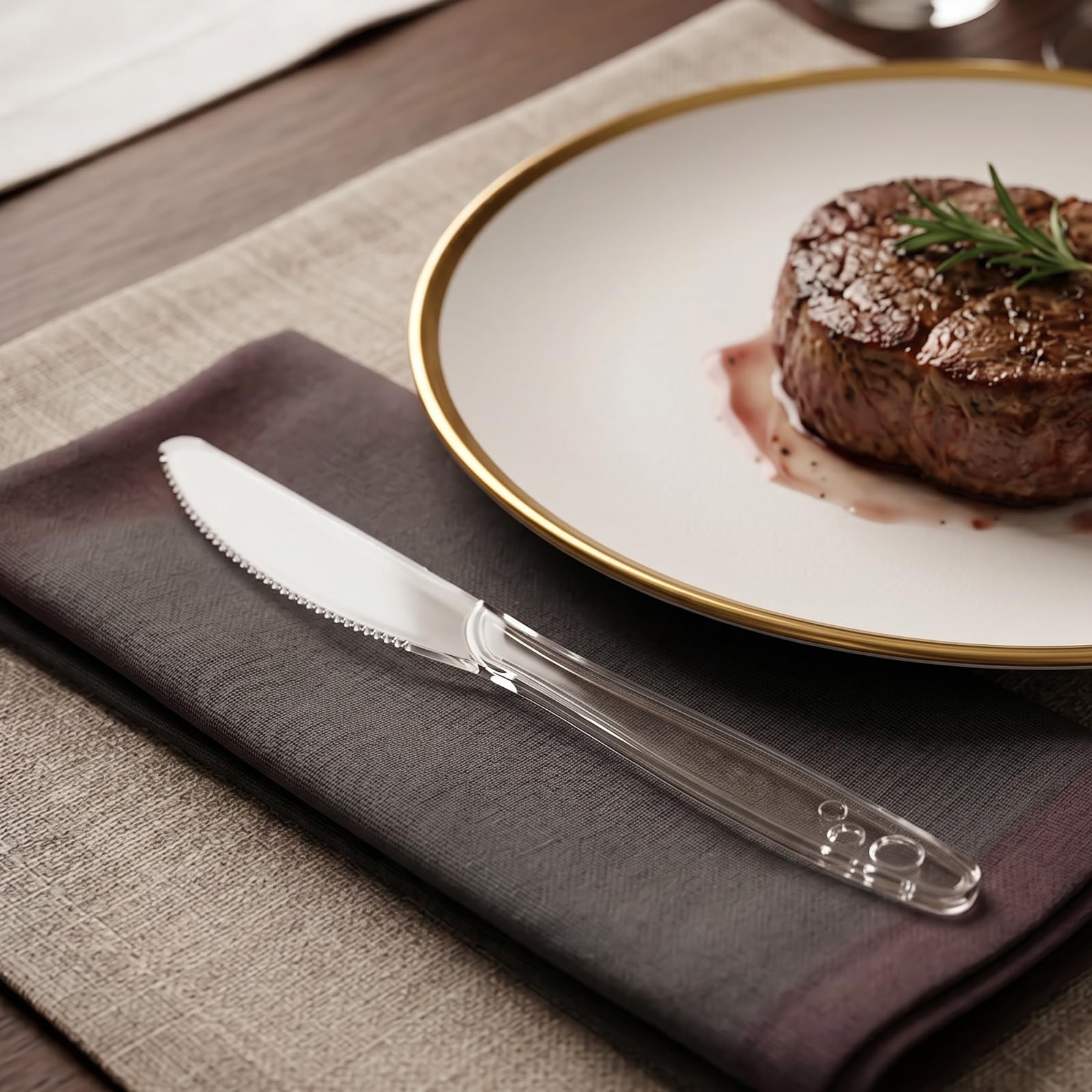 Heavy Duty Plastic Knives - 1000 Pack -5