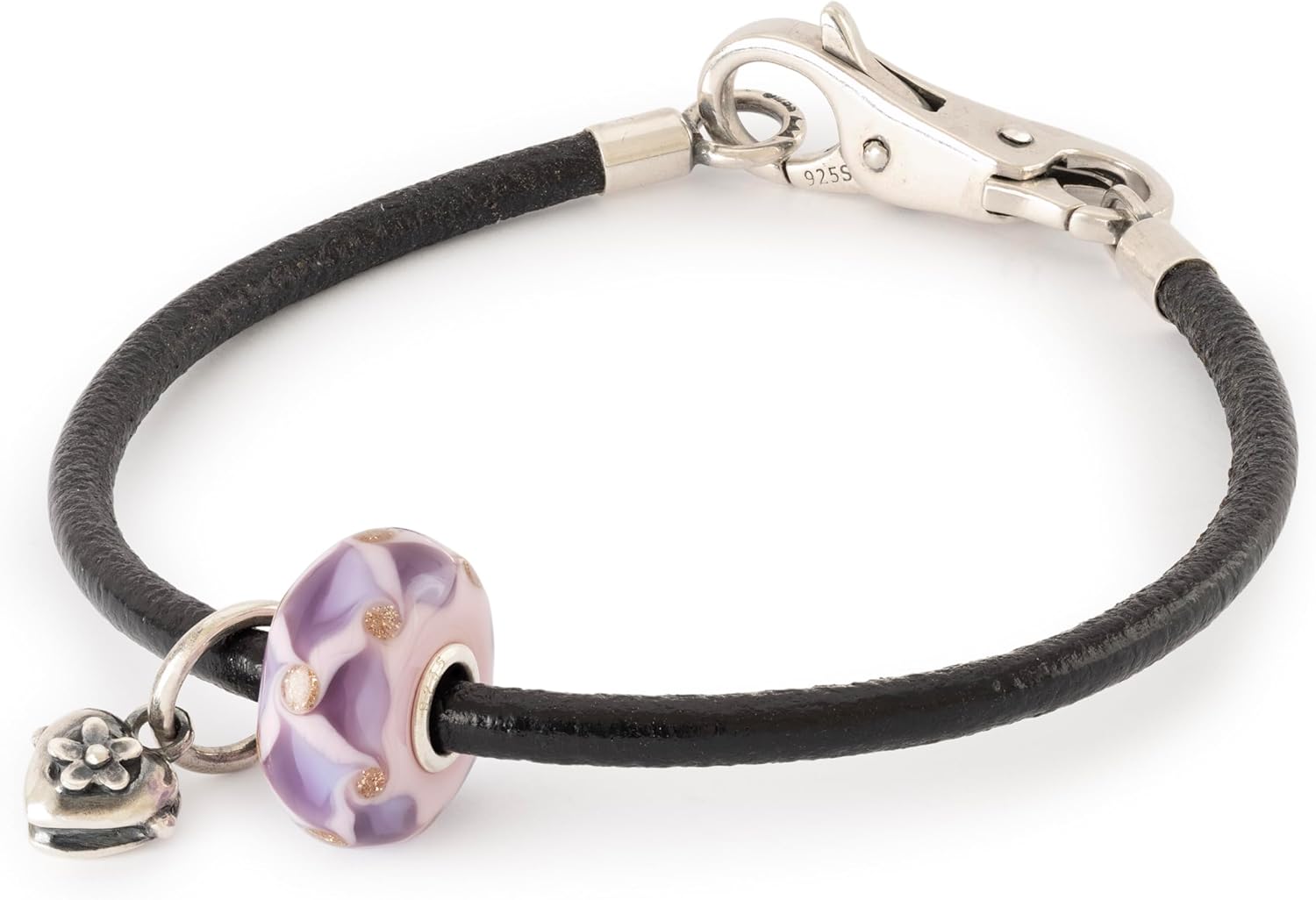 TROLLBEADS Heart’s Blossom Tassel - Elegant Silver Tassel for Romantic Charm | Authentic Brand Jewelry | Sterling Silver | Design by Søren Nielsen