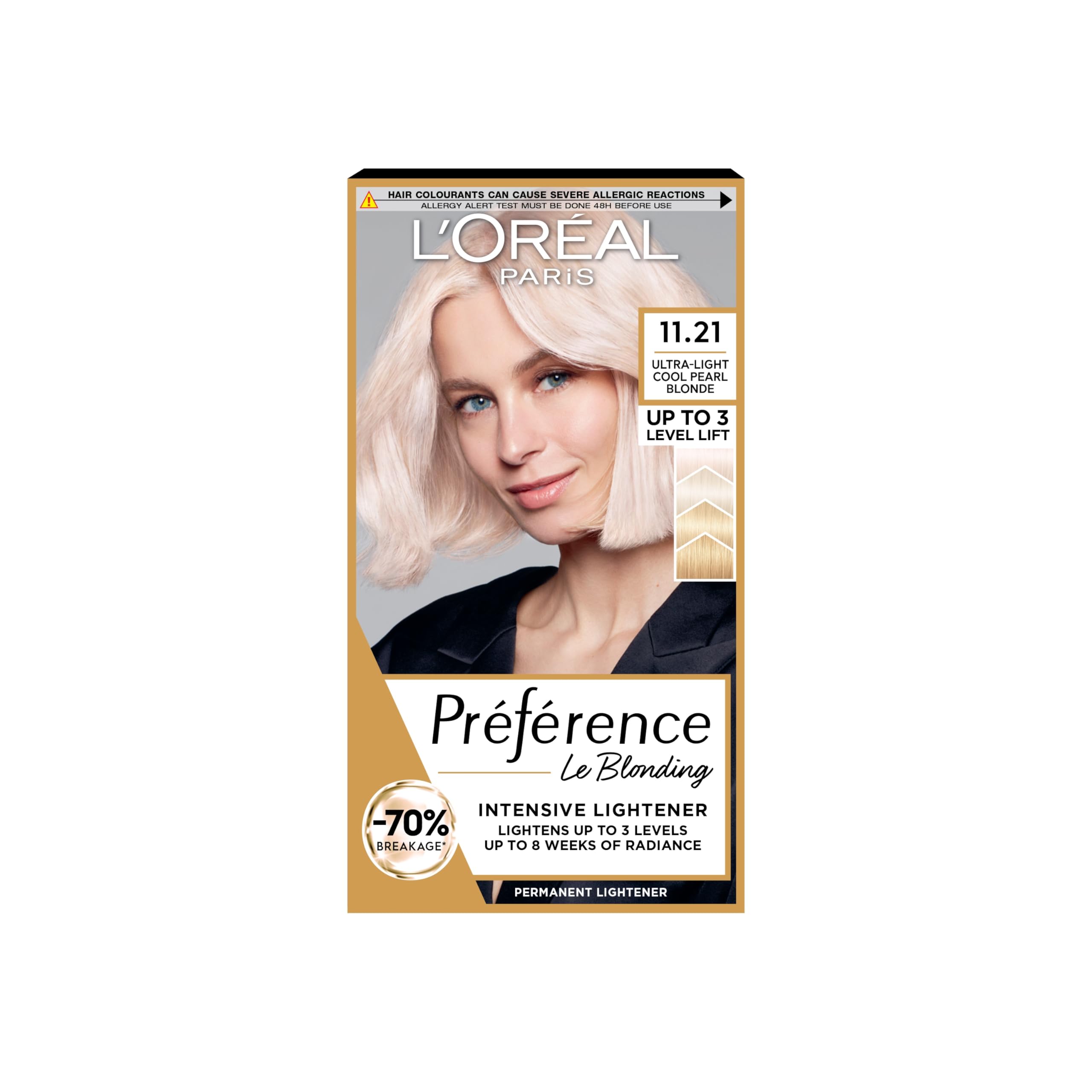 L'Oreal Paris Preference Hair Dye, Long Lasting Brilliance, Luminous Permanent Rich Hair Colour, Achieve radiant, Salon-Inspired Results Shade: 11.21, Moscow