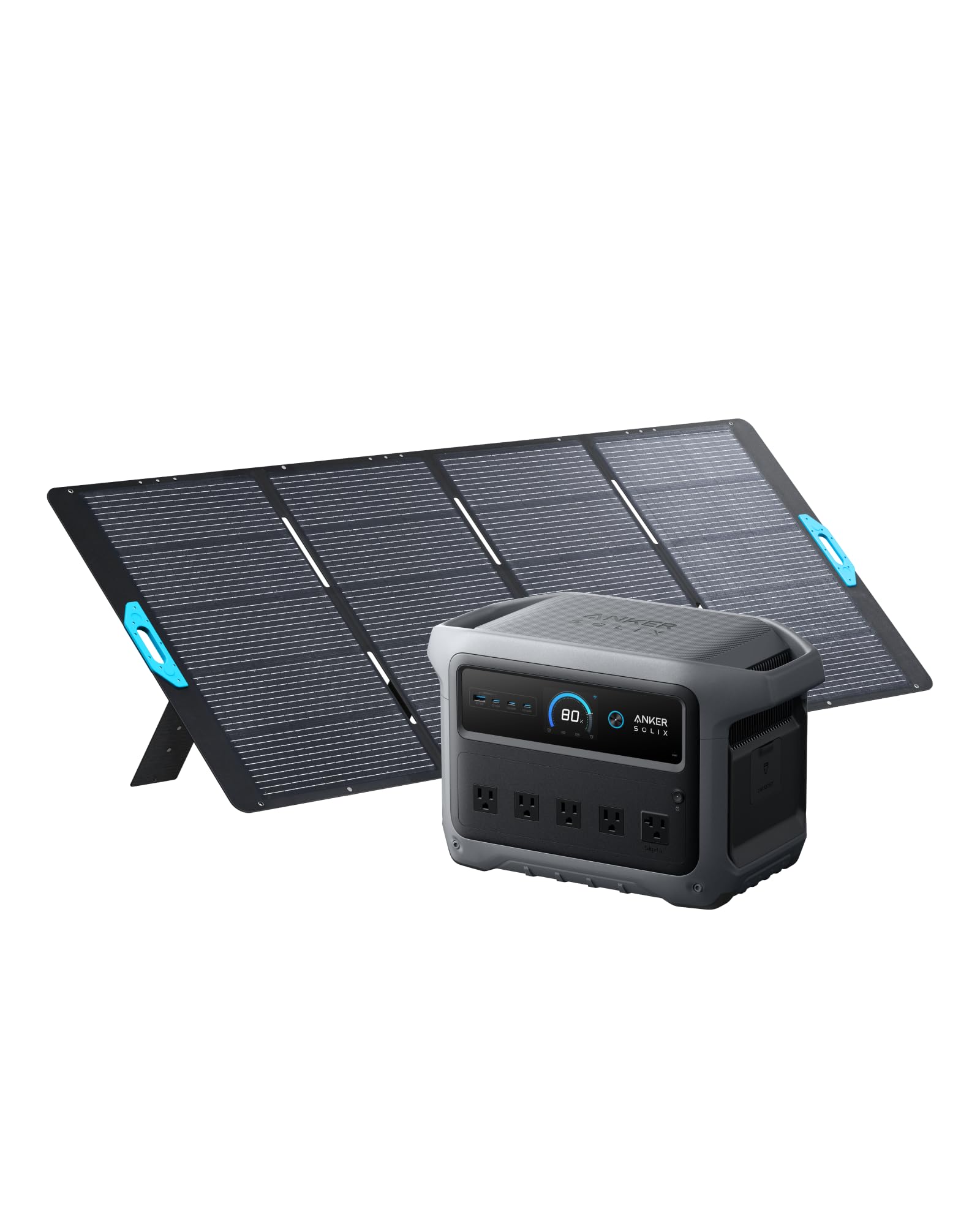 Anker SOLIX C1000 Gen 2 Portable Power Station with 400W Solar