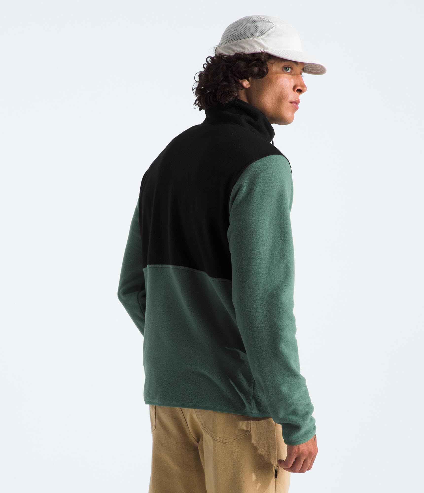THE NORTH FACE Glacier - Forro polar con media cremallera para hombre