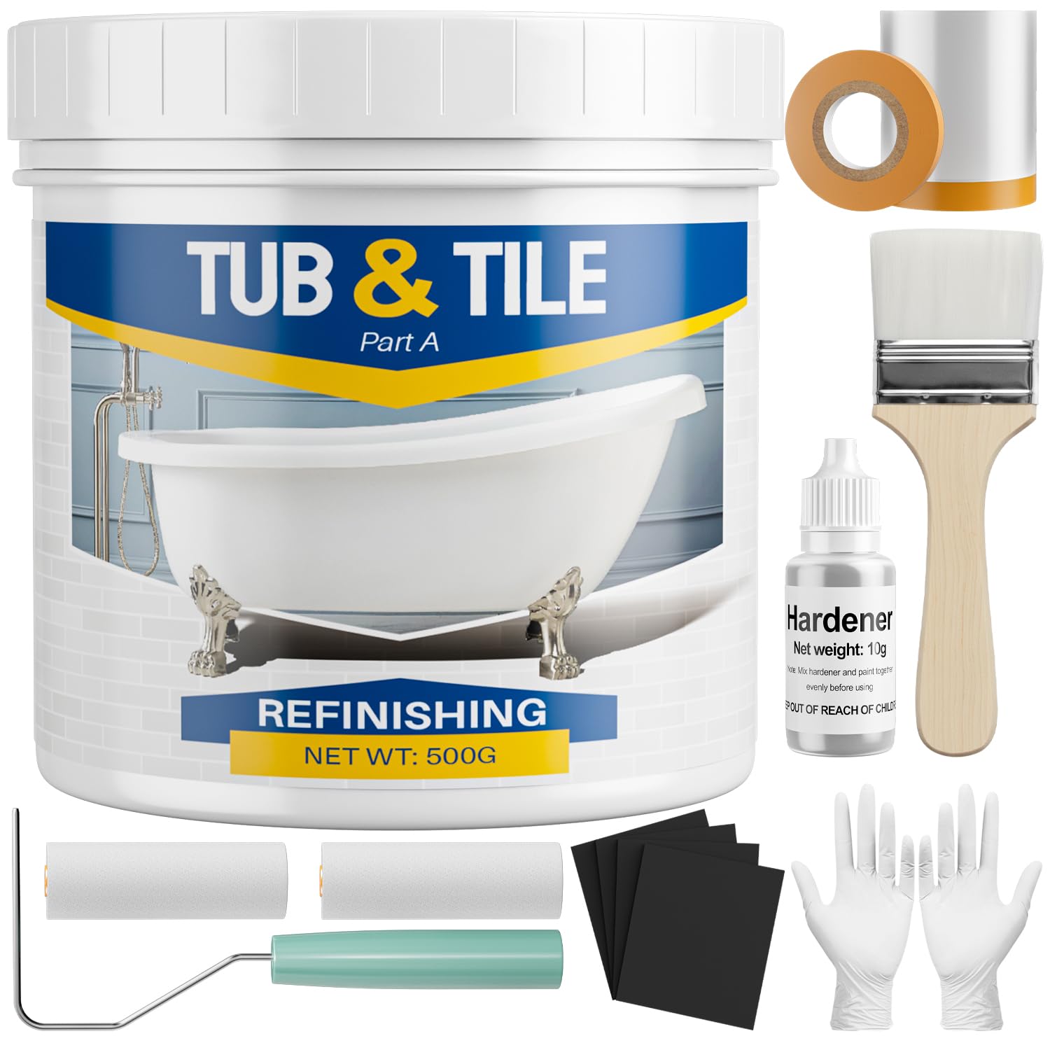 Tub and Tile Refinishing Kit