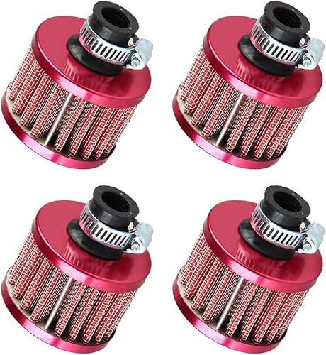 Miniatura 7 de ESUPPORT Filtro de entrada de aire frío de 12 mm con cono azul, paquete de 4