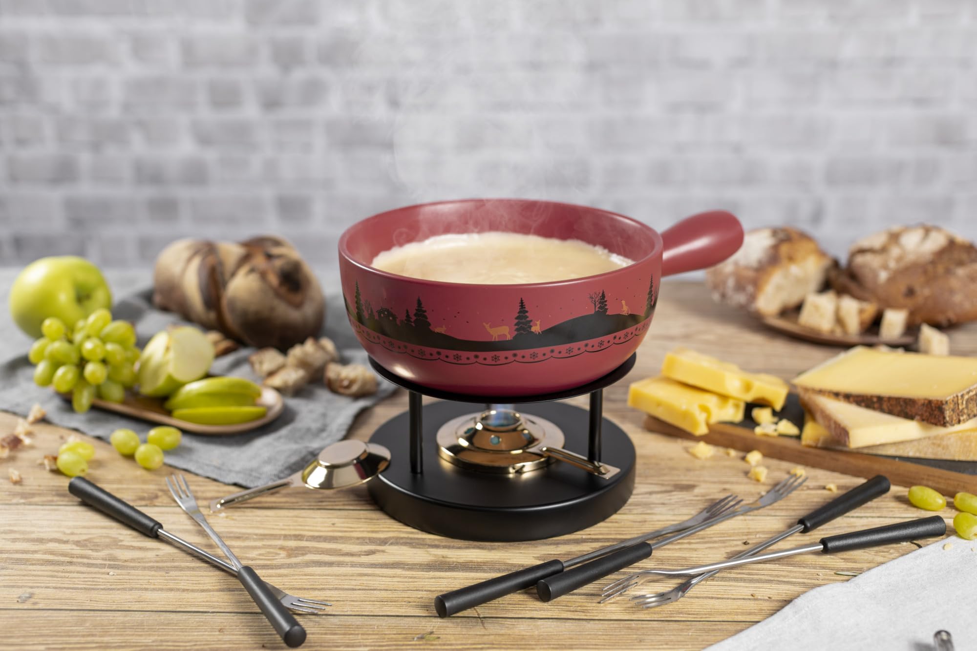 KUHN RIKON 32319 Cheese Fondue Clay