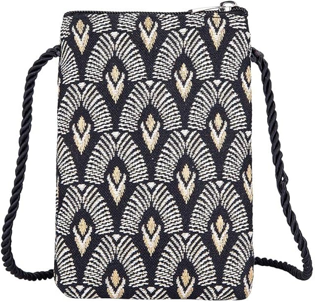 Signare Tapestry Mini Crossbody Phone Bag, Ladies Purse for Phone, Mobile Phone Bag, Phone Purse, Smart Phone Bag