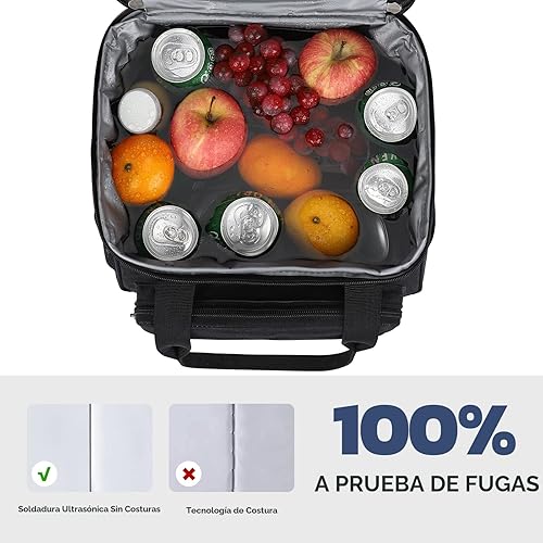 Miniatura 4 de Maelstrom - Lonchera, bolsa de almuerzo aislada de 23L, bolsa enfriadora de doble nivel expandible, bolsa de mano ligera a prueba de fugas