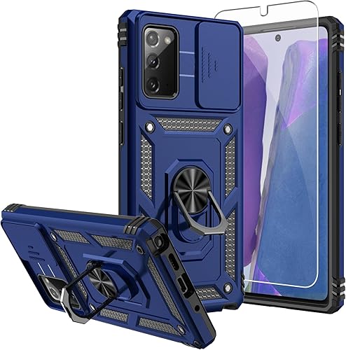 Funda para Galaxy Note 20, con protectores de pantalla y funda para cámara, grado militar de 16 pies. Funda a prueba de caĂdas con funciĂłn de atril Funda para Galaxy Note 20, con protectores de pantalla y funda para cámara, grado militar de 16 pies. Funda a prueba de caĂdas con funciĂłn de atril