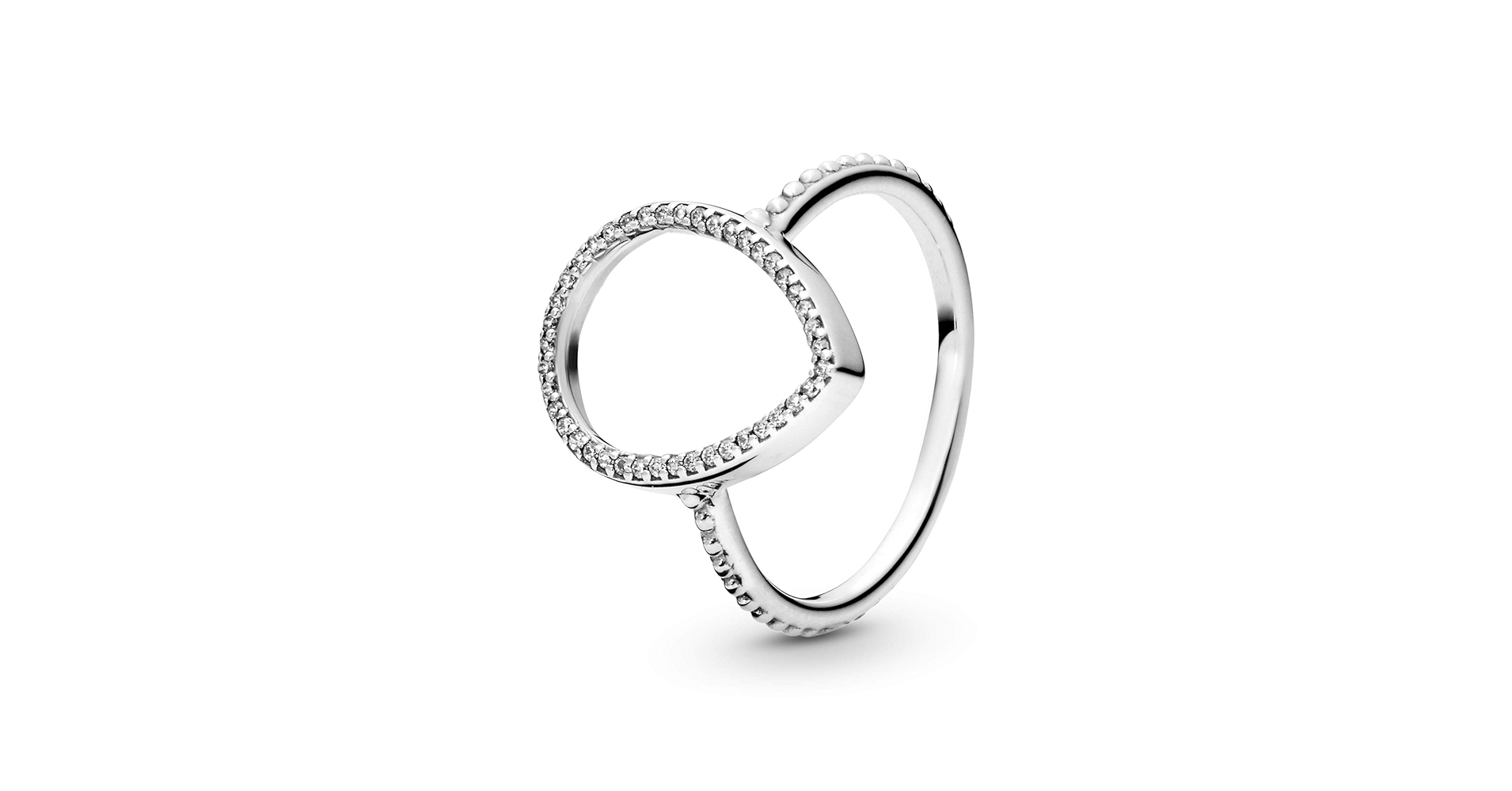 フリーソロ　ワンドロップ Amazon.com: Pandora Jewelry Teardrop Silhouette Cubic