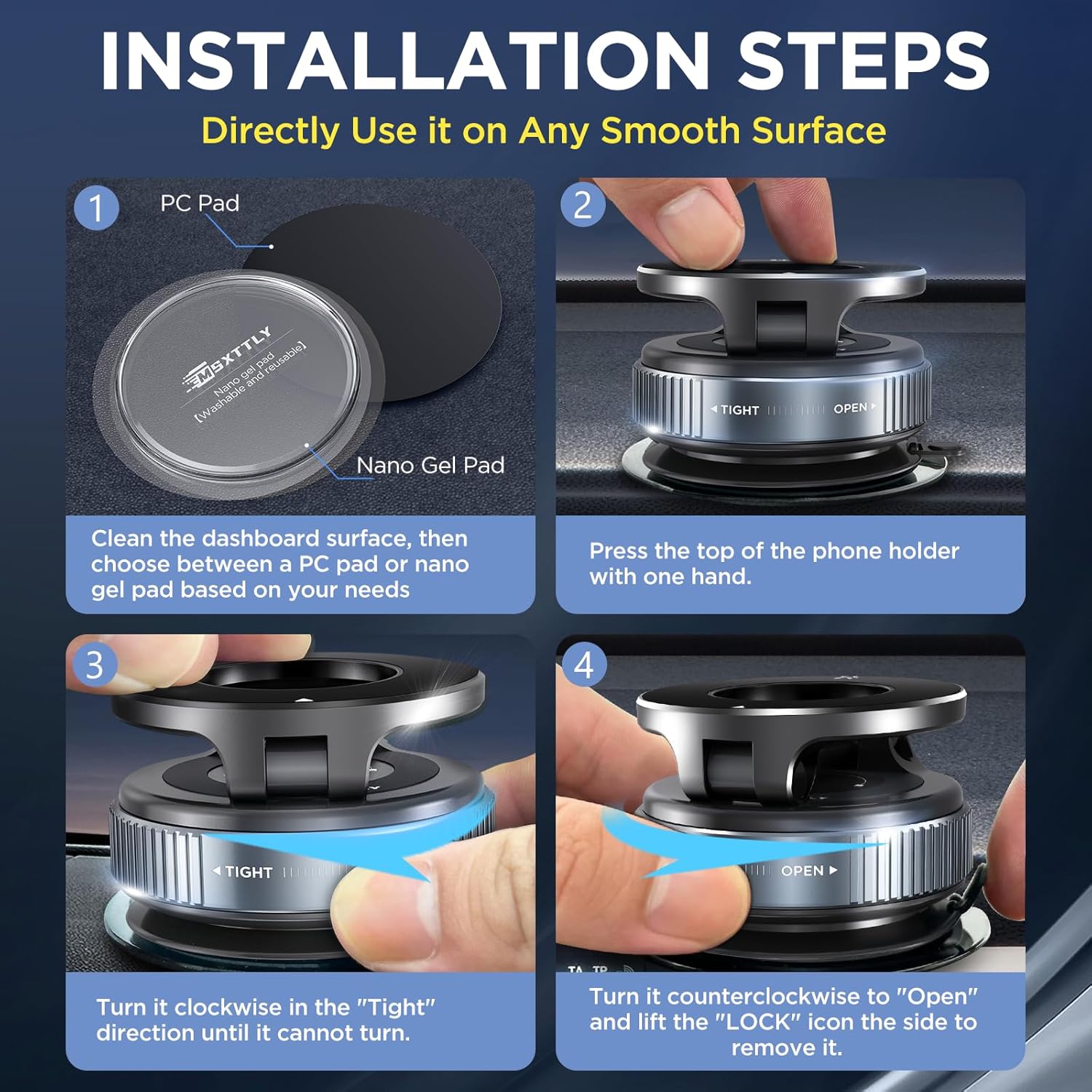 MSXTTLY Nano Gel Pads and PC Pad