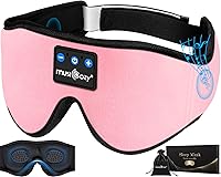 Vista 11 de MUSICOZY Sleep Headphones, Bluetooth 5.4 Sleep Mask Headband Headphones Sleeping Eye Mask, Wireless Music Earbuds Earphones with HD Stereo Speakers