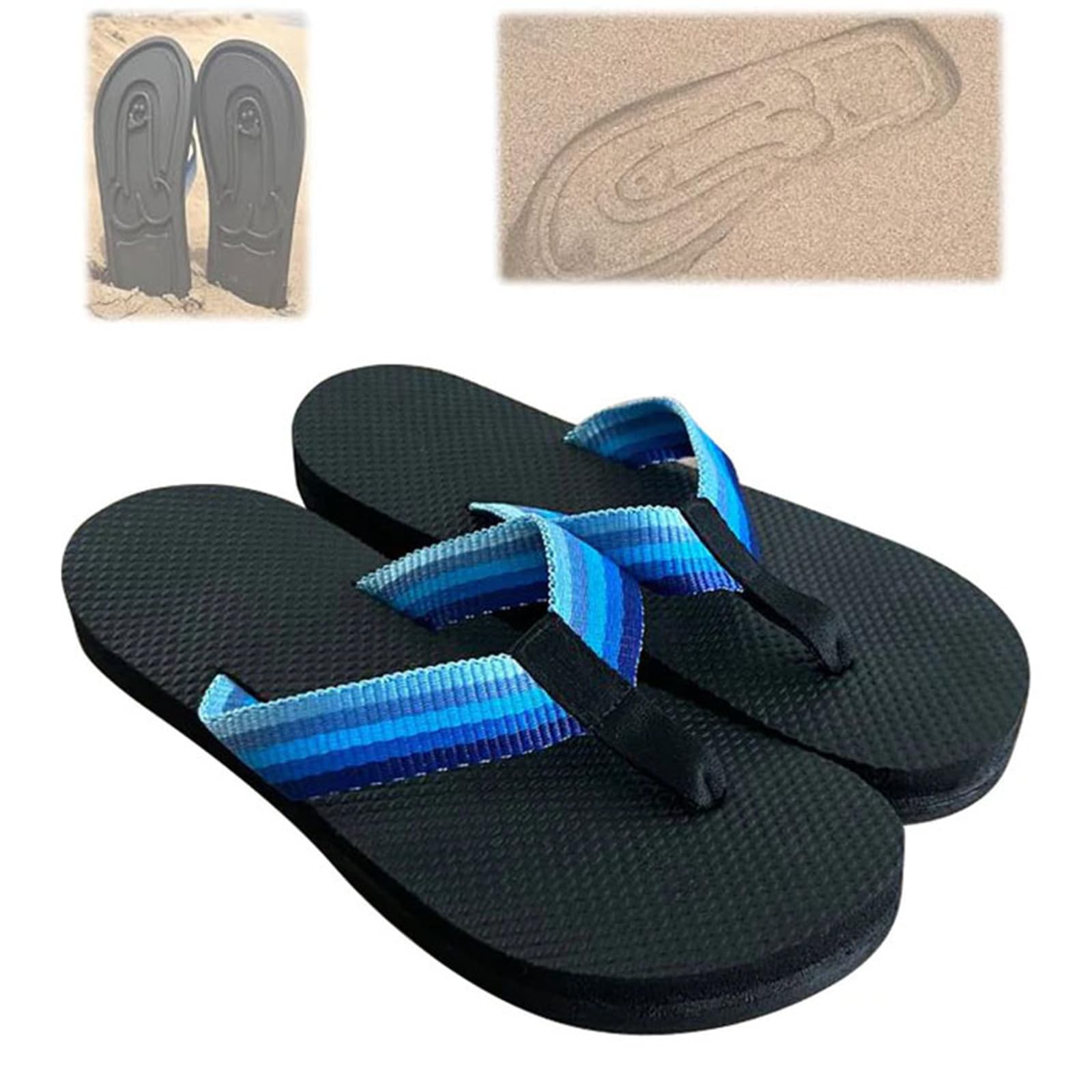 Yacriso Hidden Penis Flops, Dick Flops-Spread Hap Penis, Spoof Beach Flip Flops, Parody Creative Penis Slippers,Quick-Dry Flip-Flop Slides, Soft EVA Footbed Flip Flops