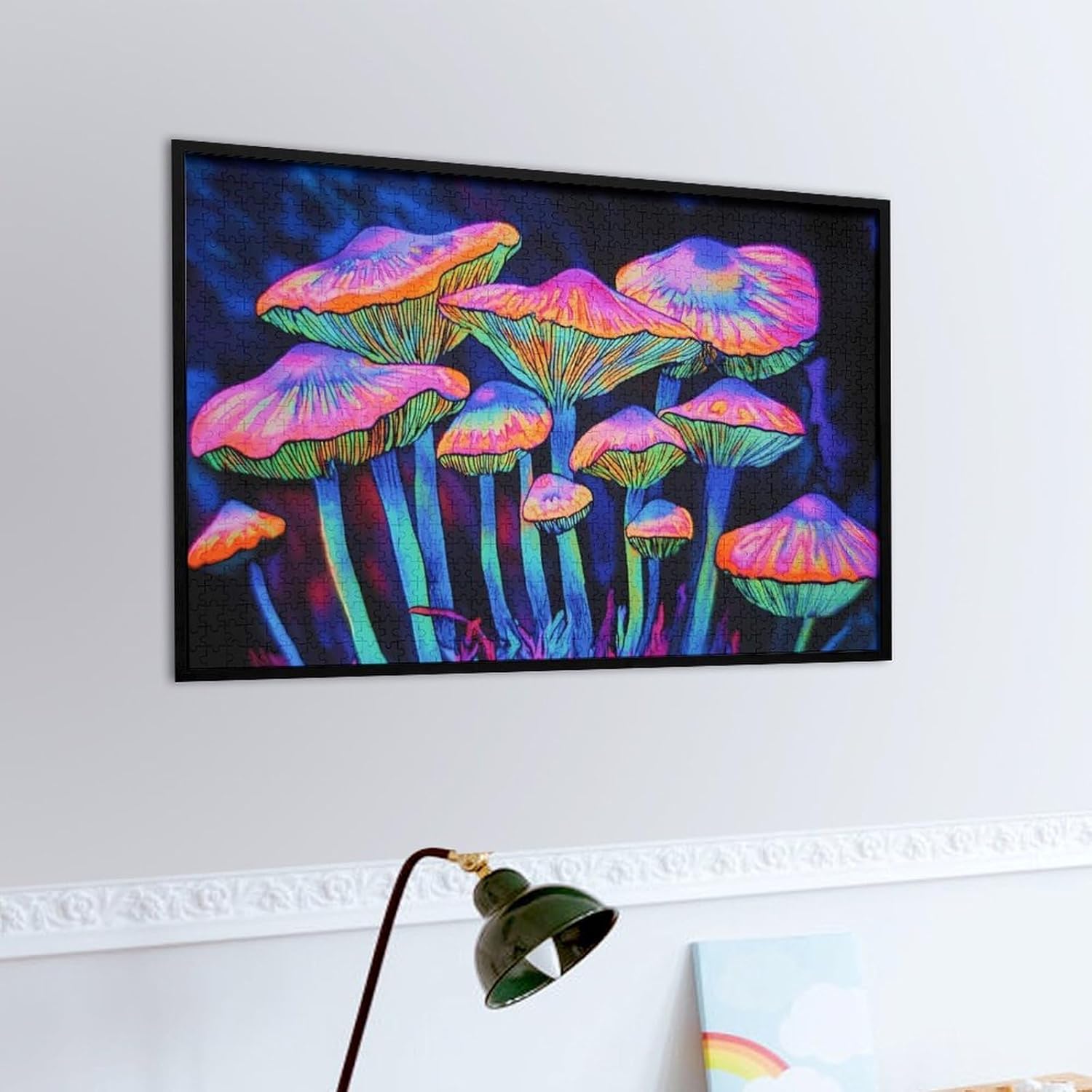 Mushroom Magic Wood Puzzle Challenging Jigsaw Puzzles for Women Men