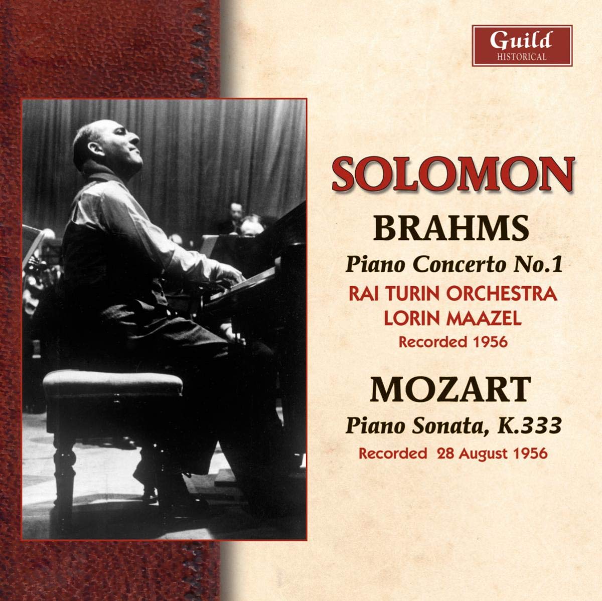 Johannes Brahms, Wolfgang Amadeus Mozart: Solomon plays Johannes Brahms & Mozart