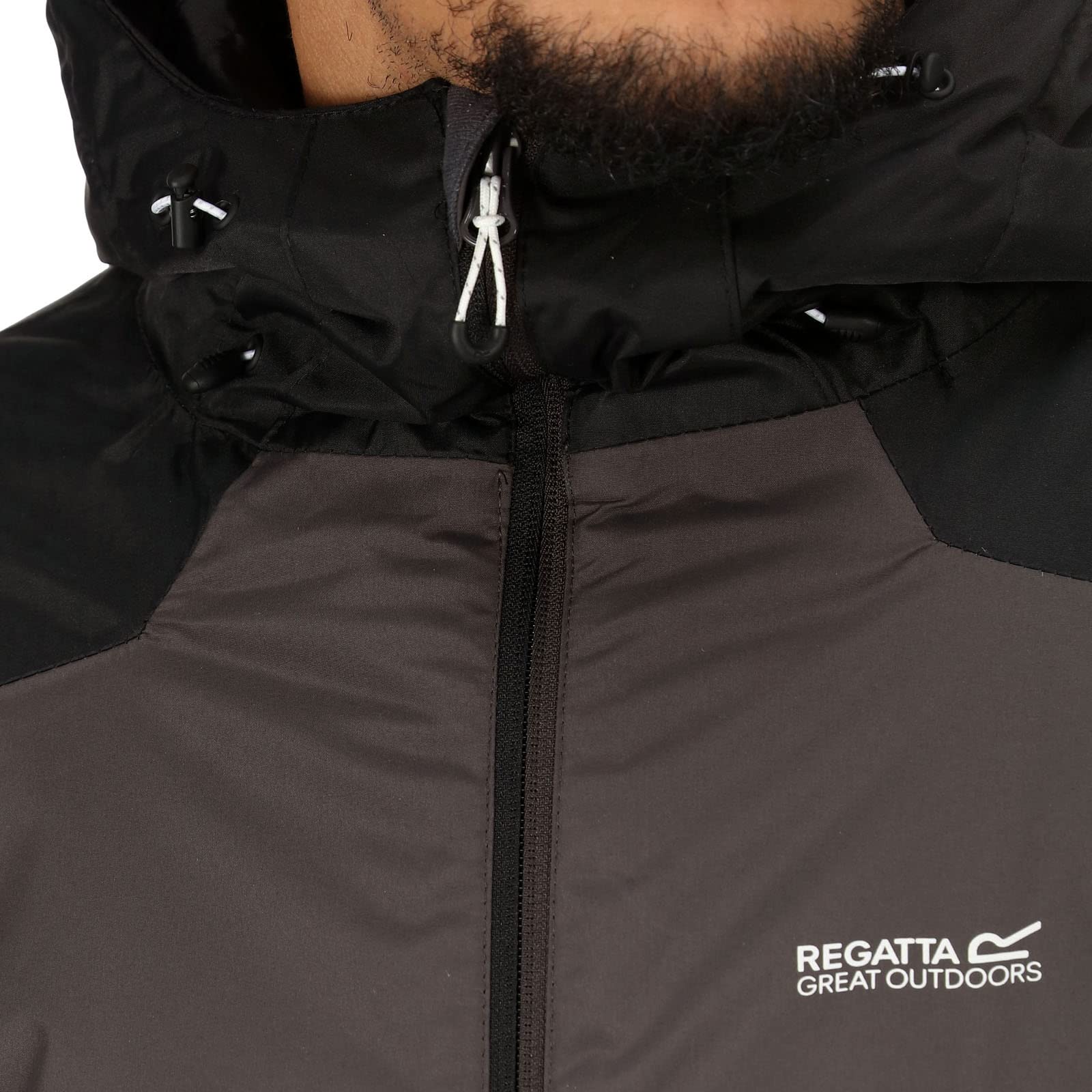 Regatta Thornridge II Impermeable Thermoguard Aislamiento Warm Fleece Paneles Capucha oculta