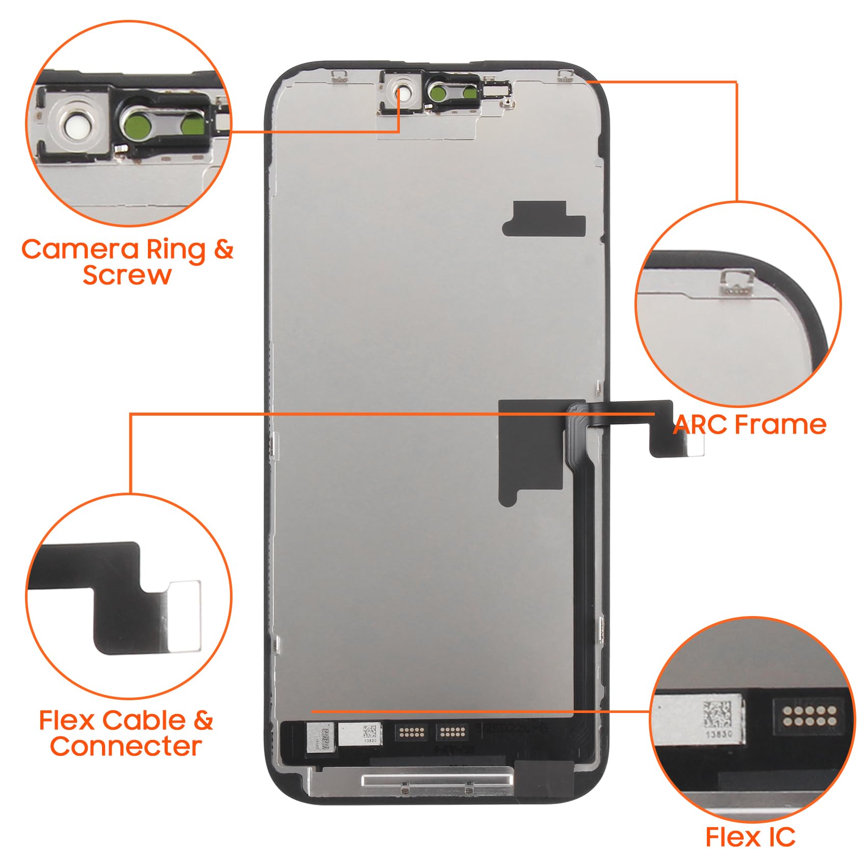 Amazon.com: TFT for iPhone 16 Pro Max LCD Display for iPhone