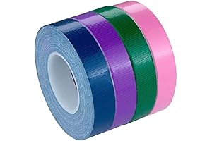 4 Rolls Colored Duct Tape: The Multifunctional Handyman's Secret Weapon