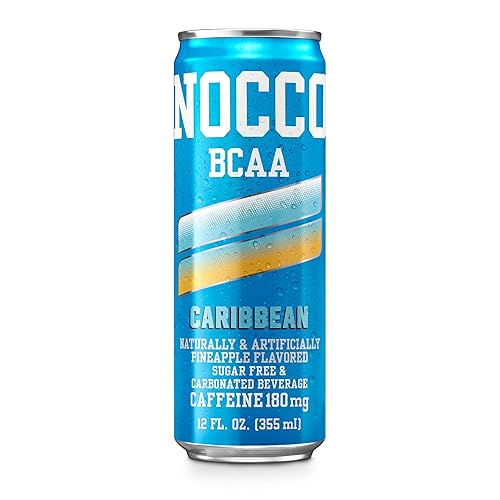 Miniatura 6 de Nocco Bcaa - Bebida carbonatada, sin azúcar y baja en calorías, sin carbohidratos, vitamina y cafeína, saborizada