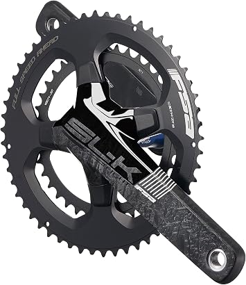 FSA SL-K Light ABS Double 386EVO Crankset 39/53T 172.5mm Black Graphic w/o BB