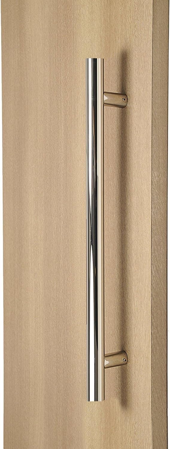 Stainless Steel 30” Extra Length Ladder Style Back-to-Back Push-Pull Door Handle - Polished Chrome Finish