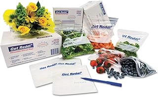 Inteplast Group Pb080315 Get Reddi Food & Poly Bag 8 X 3 X 15 4.5-Quart 0.68 Mil Clear 1000/Carton