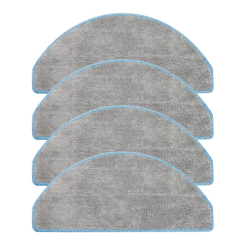 LOOHAOC 4 Pack Replacement Mop Pads Compatible with iRobot Roomba Combo 105/104 / Combo Essential/Combo 2 Essential / Y0140 / Y0110 / Q011 / Q012 / Q052 Robot Vacuum Mop