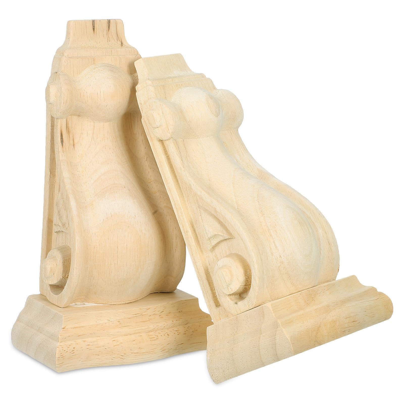 Ménsulas talladas de madera para decorar chimeneas y crear dormitorios acogedores 8