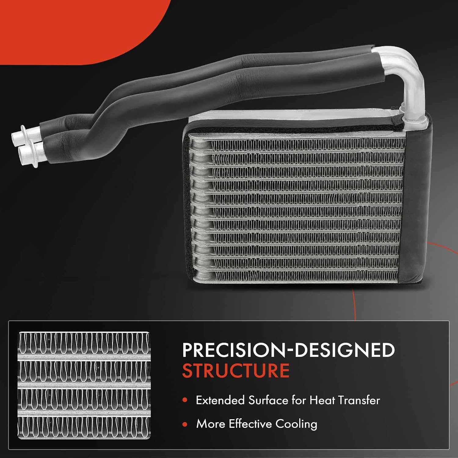 A-Premium Rear AC Evaporator Core Compatible with Dodge Journey 2012-2020