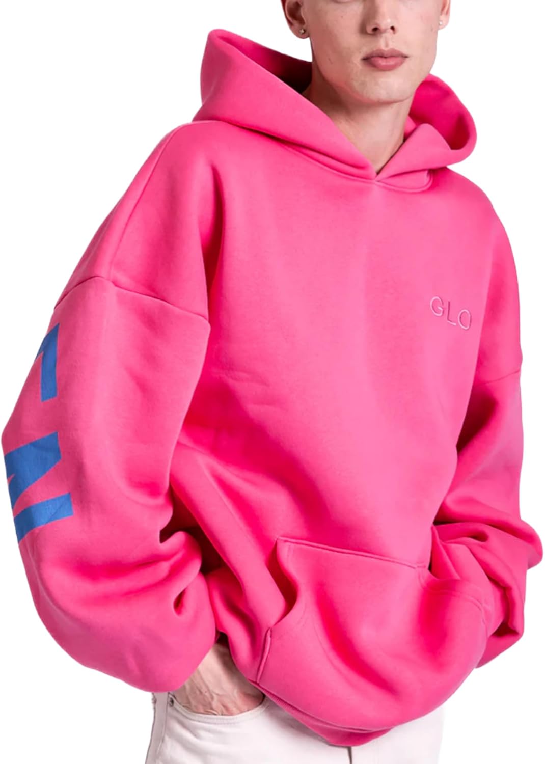 God's Love Overcomes Christian Hoodie | Faith-Based Oversized Christian Sweatshirt | Forgiven | Hot Pink