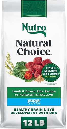 Nutro Natural Choice Puppy Food Dry, Lamb & Brown Rice Recipe, 12 lb. Bag