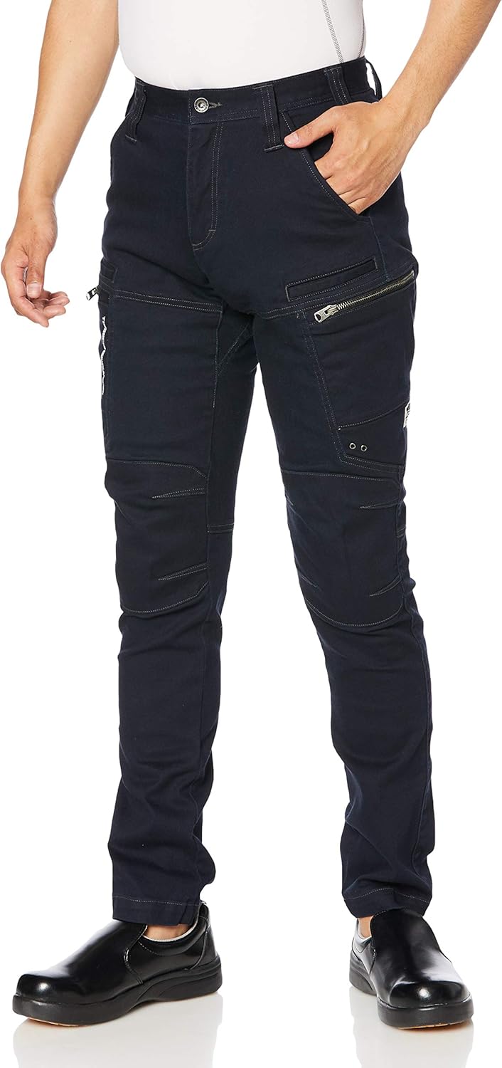 [寅壱] 作業用パンツ 厚地カーゴ メンズ