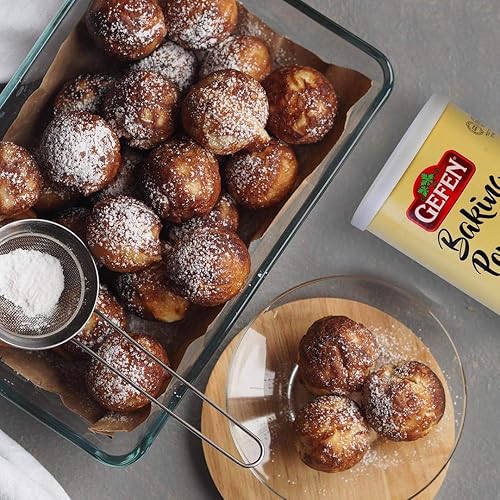 Miniatura 3 de Gefen Polvo de hornear sin aluminio, 8 onzas (paquete de 2), total de 1 libra, sin gluten, sin almidón de maíz