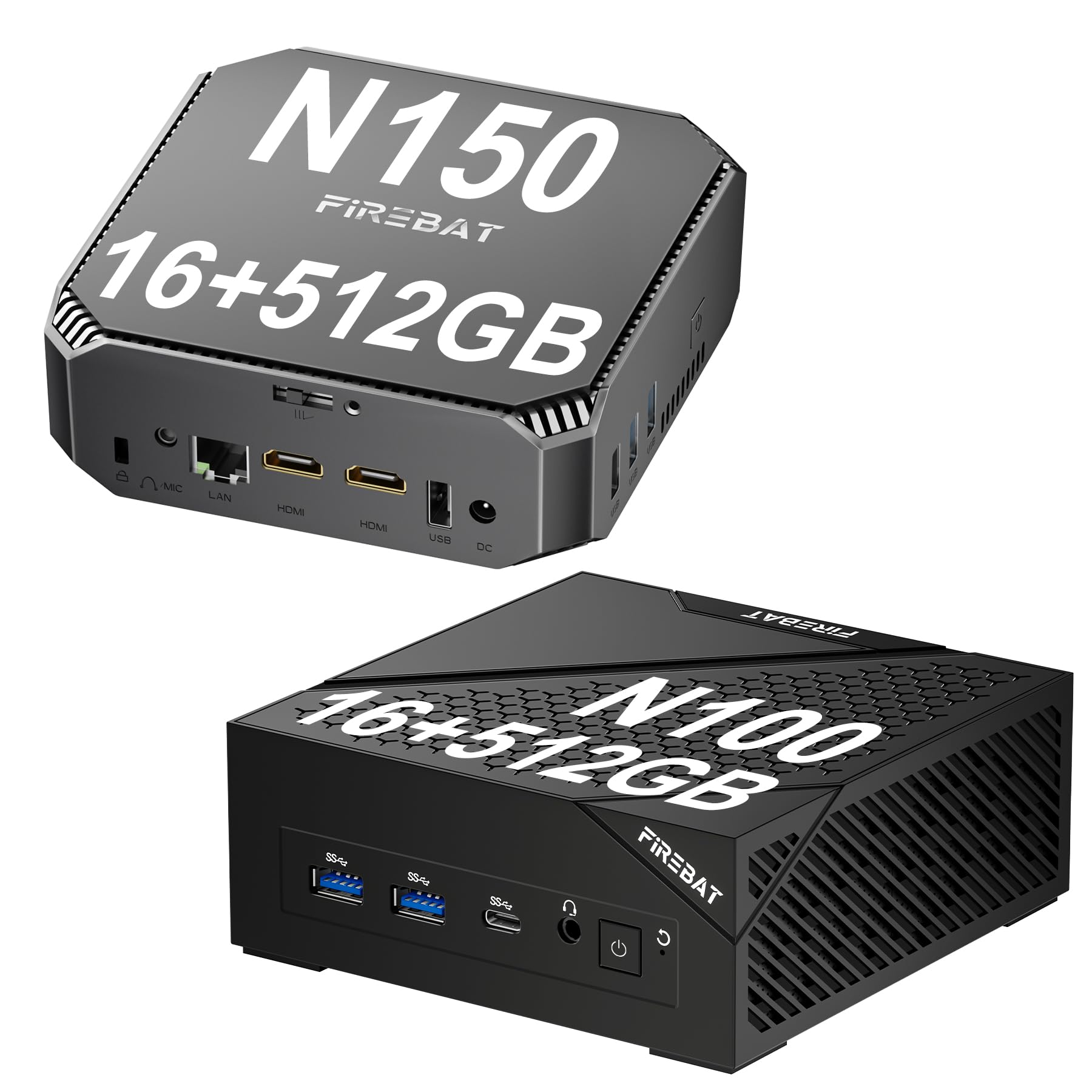 Amazon.com: FIREBAT Intel Mini PC, AK2 Model (Drak Grey