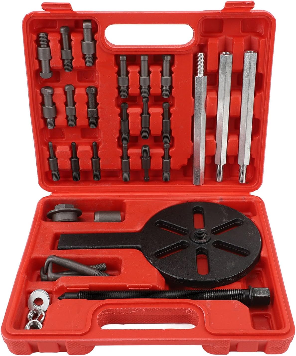 HEEPDD 3 Jaw Bearing Puller, Separator Kit Carbon Steel Disasembly Gear Puller Set for Car Motorcycle Wheel, Improve Efficiency of Equipment Assembly and Disassembly