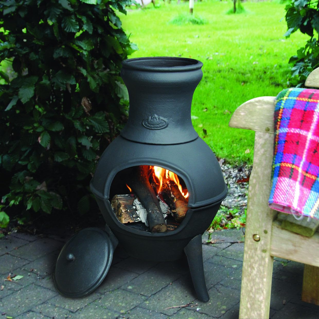 Four terrasse Design par Esschert 40 x 38 x 70.5 cm Noir