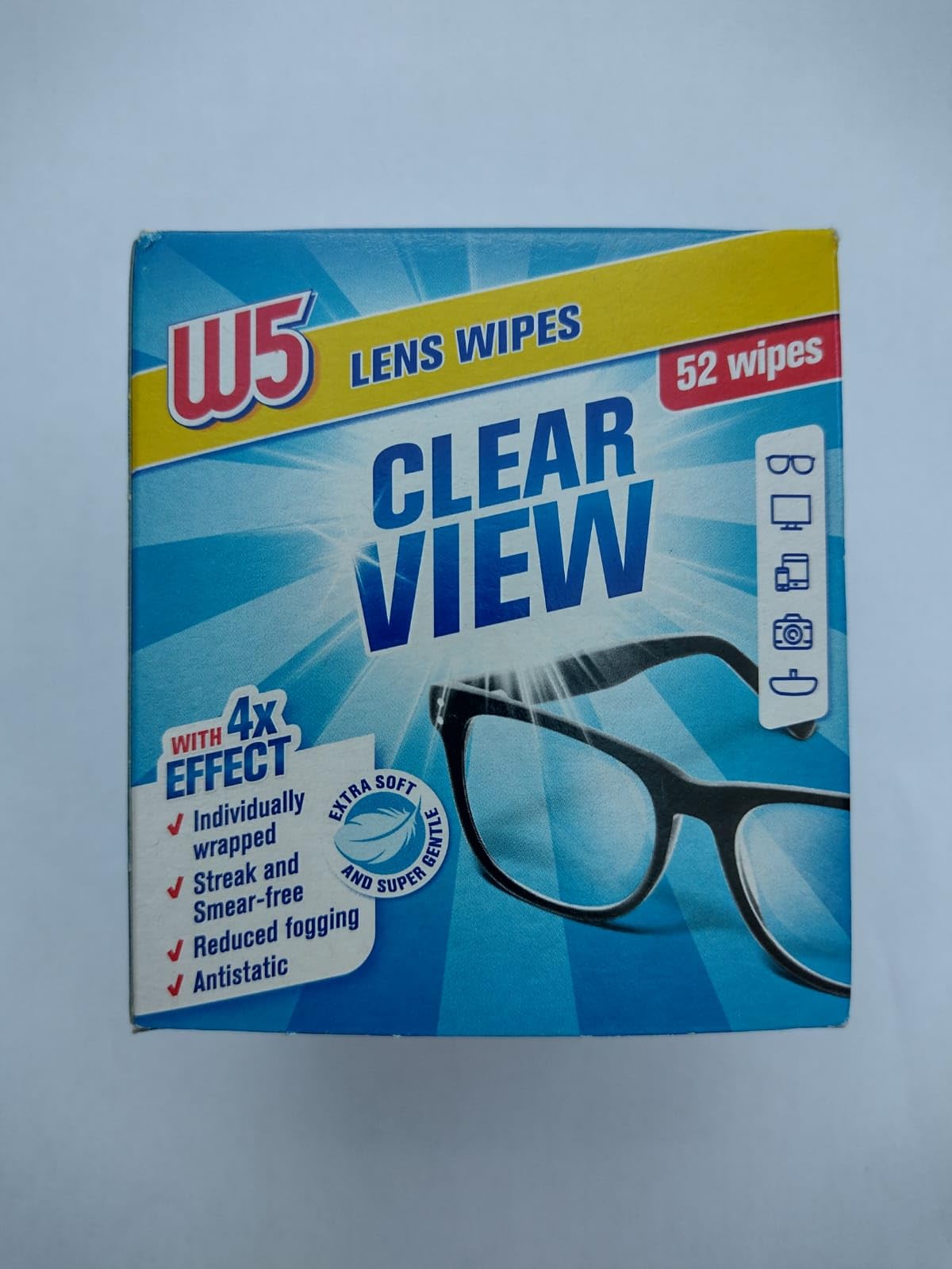 W5 52 Lens Wipes Clear View