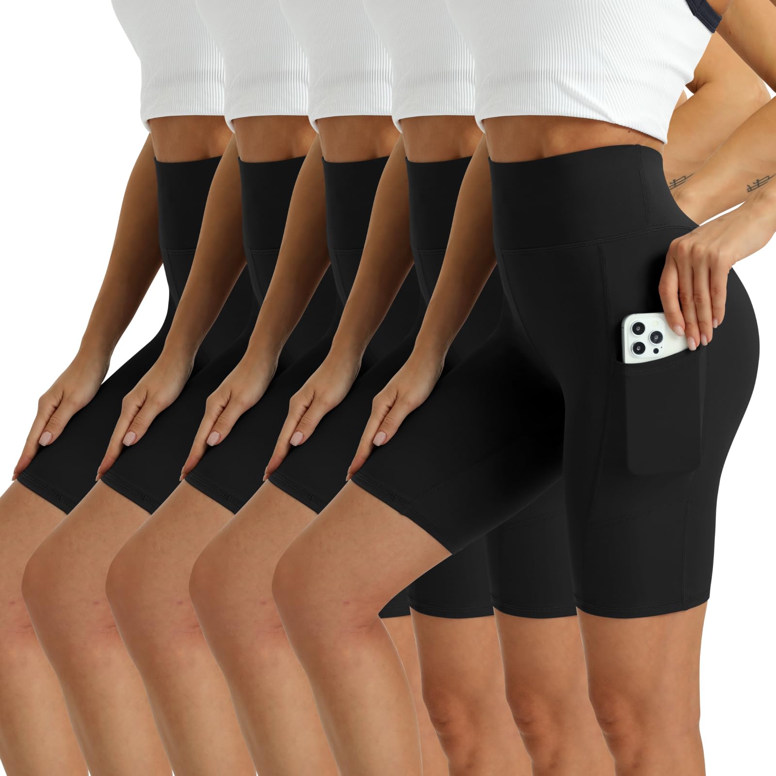 Plus Size Athletic Shorts Biker Shorts