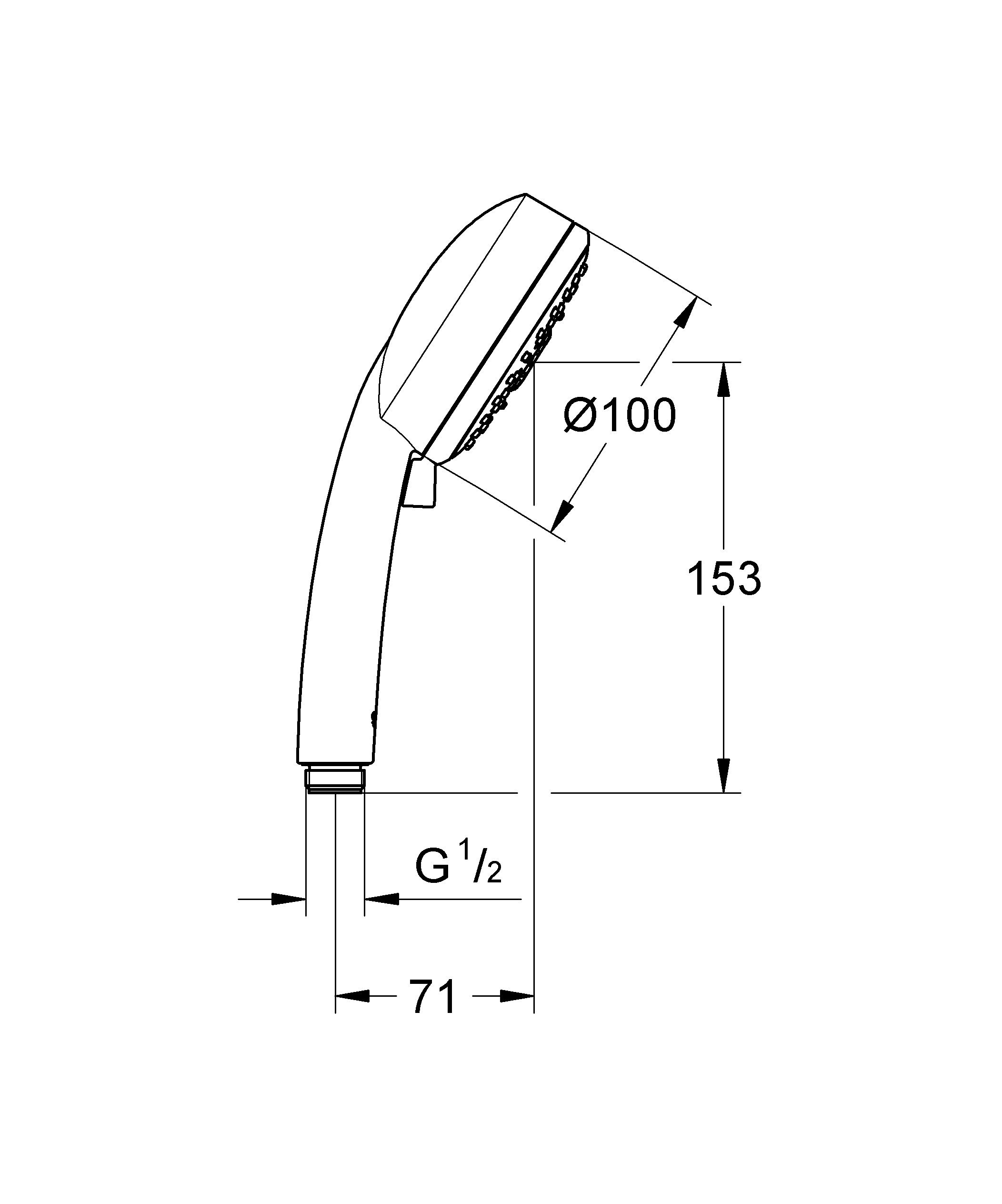 Grohe Tempesta - Sistema de ducha Cosmopolitan Ref. 27575000 [Modelo antiguo]