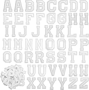 Fleurs Sechees Patch Brodé Thermocollant - Motif Fleurettes Bleues - Dimensions 13 X 29 Cm - Applique Décorative Coffret Orange