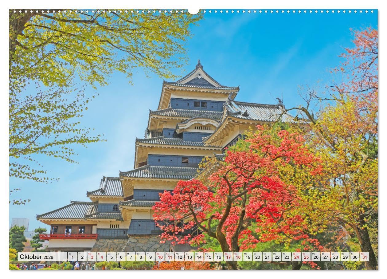Japan das Land der aufgehenden Sonne (hochwertiger Premium Wandkalender 2026 DIN A2 quer), Kunstdruck in Hochglanz: Japan - zwischen Tradition und Moderne. (CALVENDO Orte)